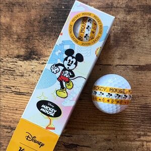 Disney Mickey Mouse Yellow and White Golf Balls.